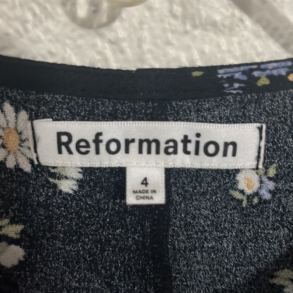 REFORMATION Laylin Daisy Dress Size 4 - Picture 4 of 11